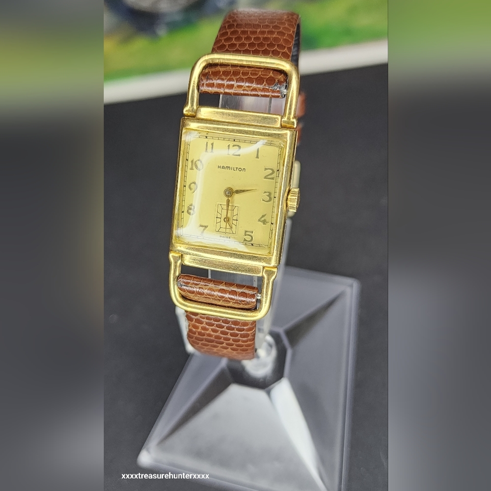 HAMILTON Wilshire Wristwatch “Registered Edition” 1983 Reissue Vintage Watch